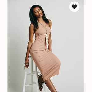 Enza Costa Strapless Rib Dress